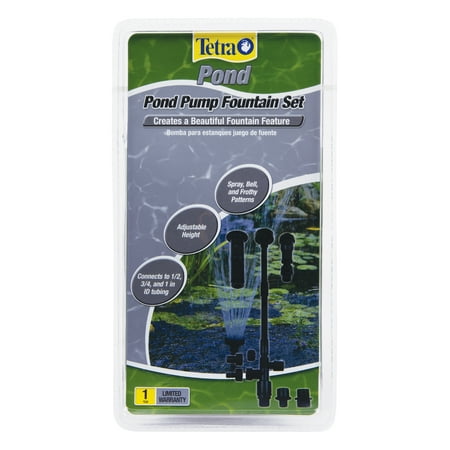 Tetra Pond Fountain Set, Pond Pump with 3 Fountain Patterns