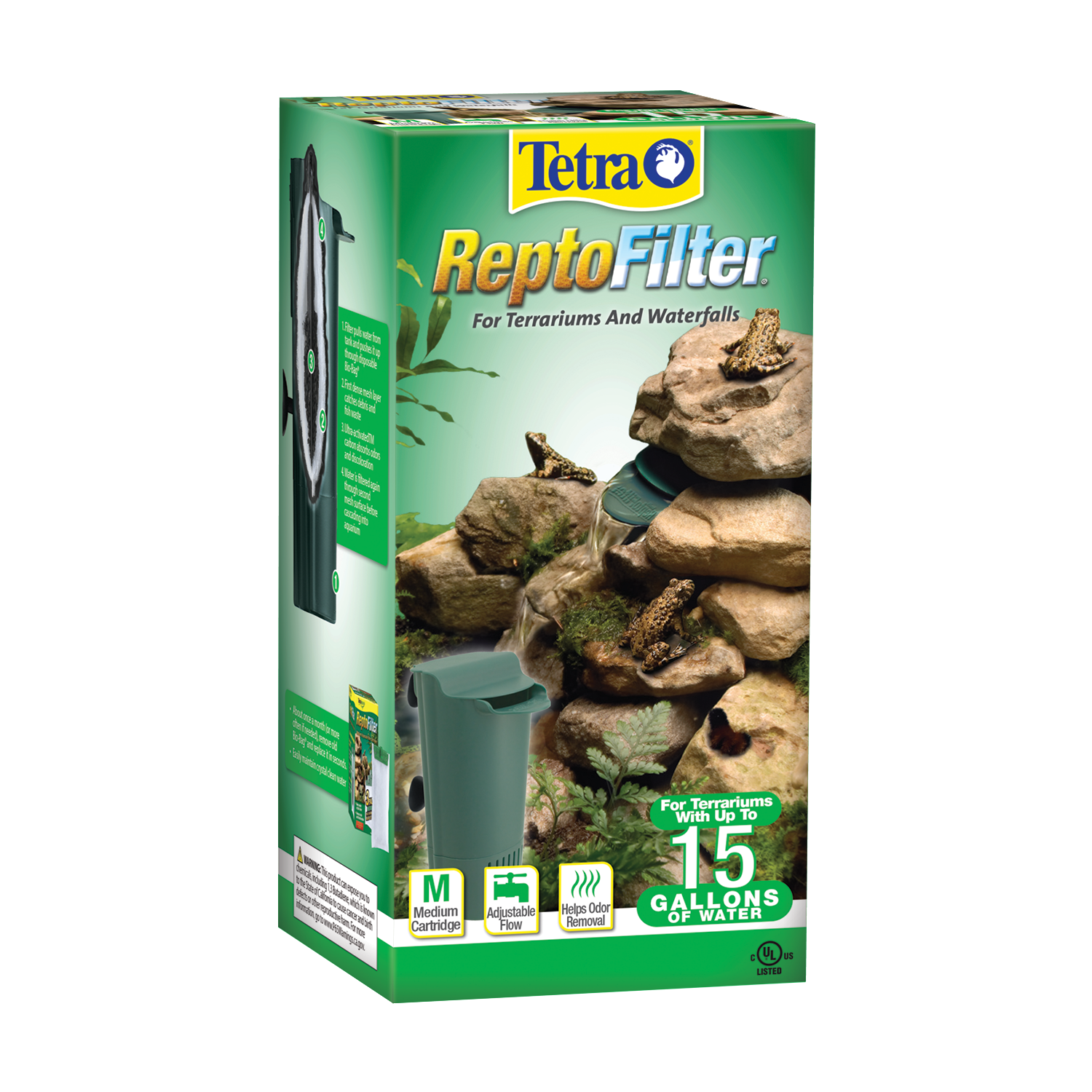 Tetra Repto-Filter, Filtration for Terrariums up to 15 Gallons