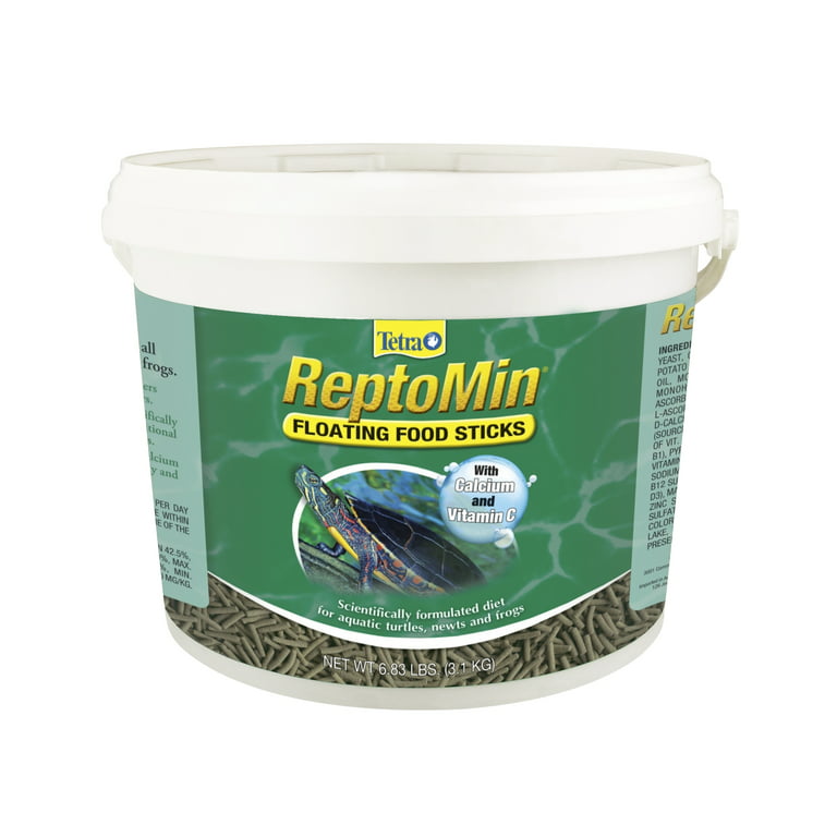 Piscopo Gardens - Tetra ReptoMin Sticks - Complete food for water turtles  available in different containers. Yucca Extract Formula 36% Protein 22g -  € 2.50 60g - € 5.50 2800g - €