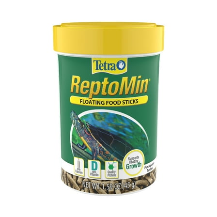 Tetra ReptoMin Floating Food Sticks for Aquatic Turtles, Newts and Frogs, 1.59 oz.