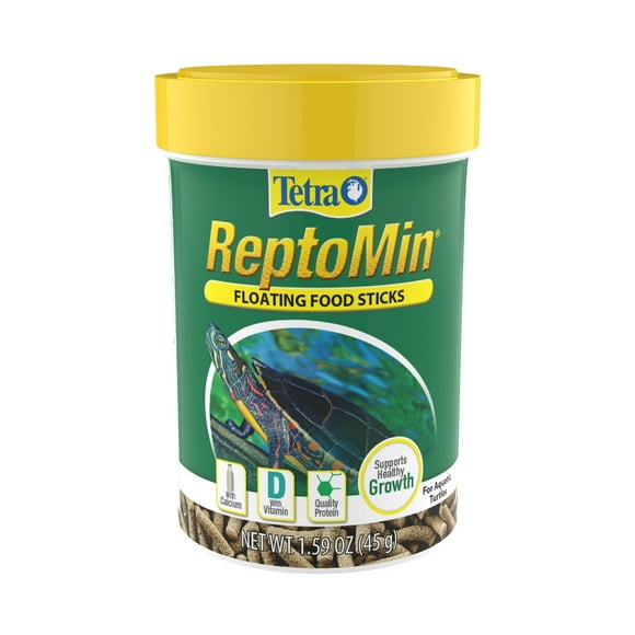 Tetra ReptoMin Floating Food Sticks for Aquatic Turtles, Newts and Frogs, 1.59 oz.