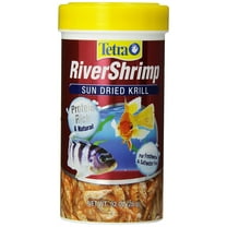 Tetra River Shrimp, Natural Shrimp Treat for Aquarium Fish, 0.92 oz.