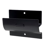 Tetra-Teknica GMH-01 4-in Steel Wall Mount Ladder and Wheelbarrow Hanger, Matte Black