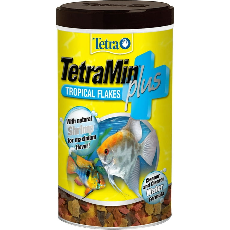 Tetra TetraMin Plus Tropical Fish Food Flakes, 2.2 oz. 