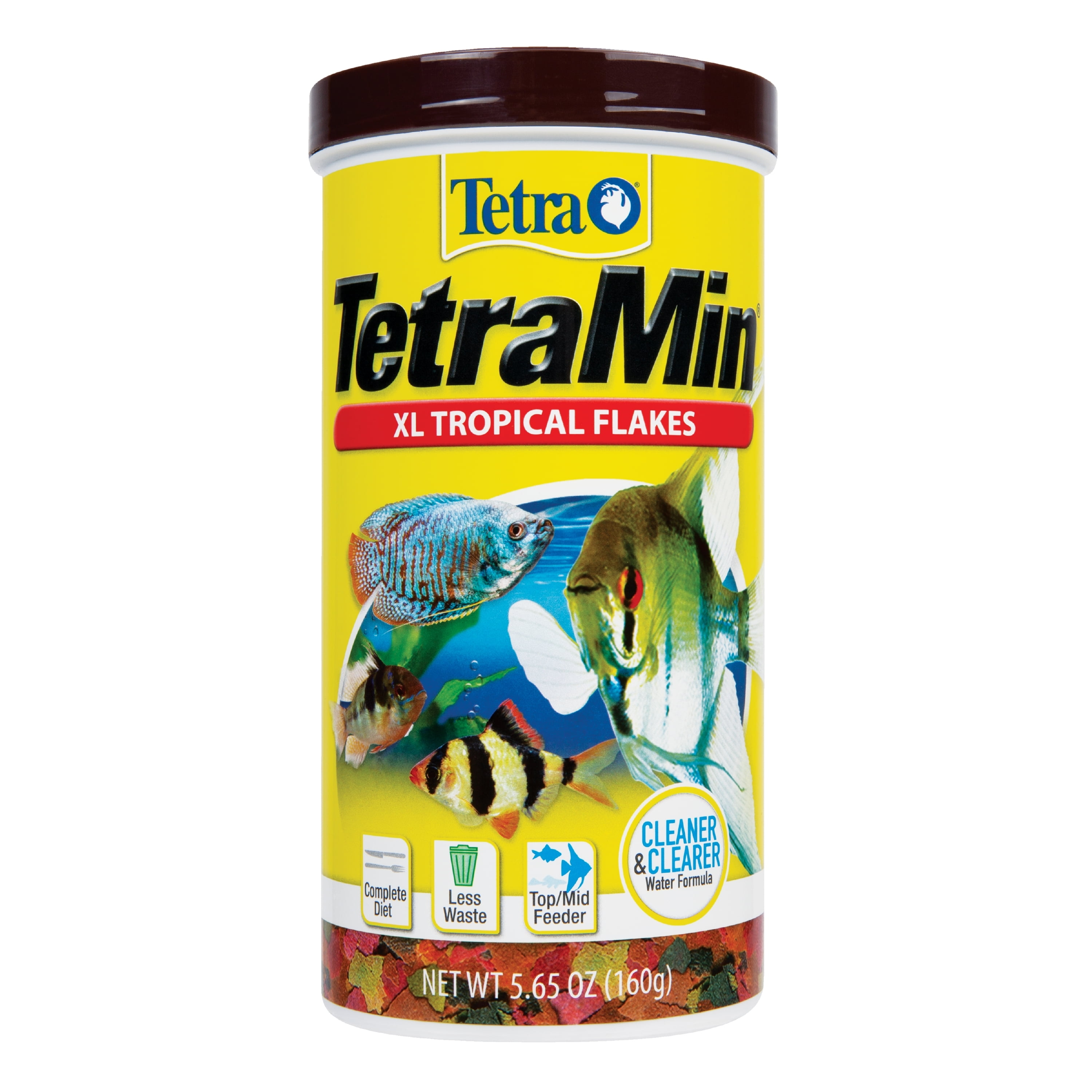  Tetra TetraMin XL Tropical Flakes 2.82 Ounces, Large Flakes,  Nutritionally Balanced Fish Food, Tetra TetraMin Large Tropical Fish Flake  Food, 2.82 oz