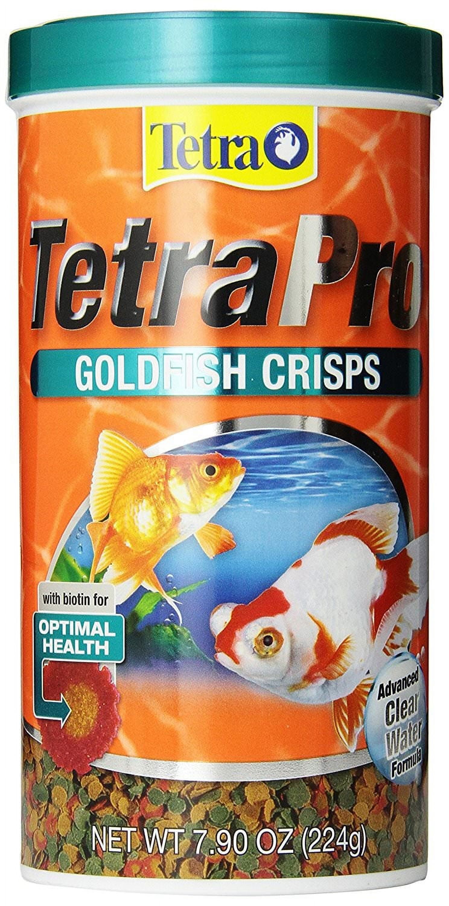 Tetra TetraPRO Goldfish Crisps Fish Food, 7.90oz 