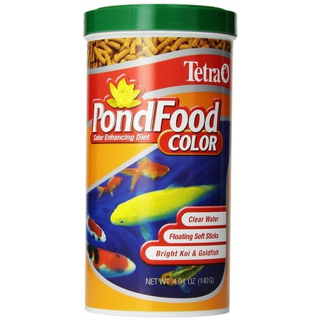 Tetra TetraPond Food Color Sticks, Color Enhancing Diet for Koi and Goldfish, 4.94 oz.
