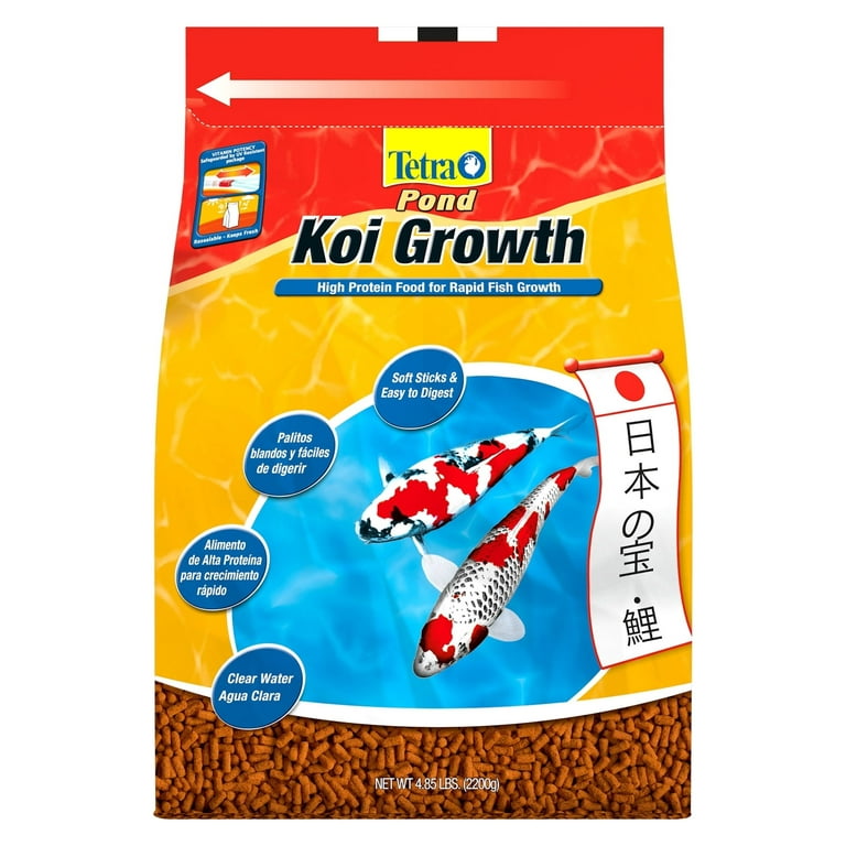 Tetra Pond Koi Growth High Protein Koi & Goldfish Food — Naturally