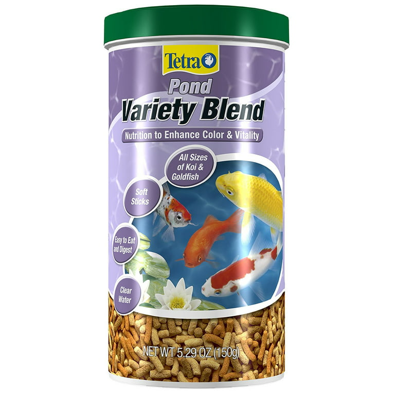 Tetra TetraPond Variety Blend 5.29 Ounces, Pond Fish Food, for