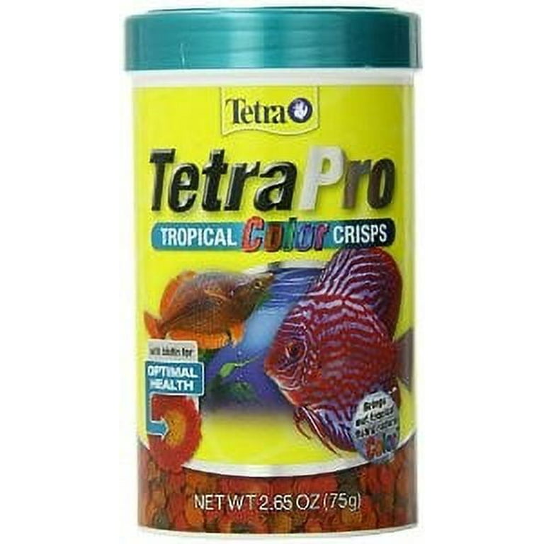 Tetra TetraPro Tropical Color Crisps Tropical Fish Food, 2.65 oz
