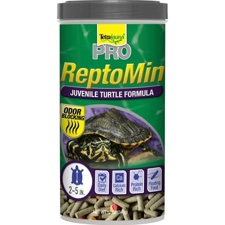 Tetra Tetrafauna Pro Reptomin Juvenile Turtle Food Formula, 12 oz