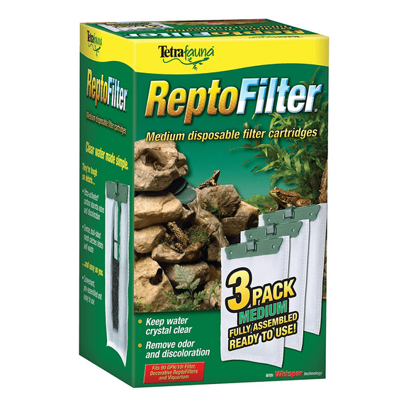 Tetra Tetrafauna ReptoFilter Filter Cartridges 3 Count (Medium)