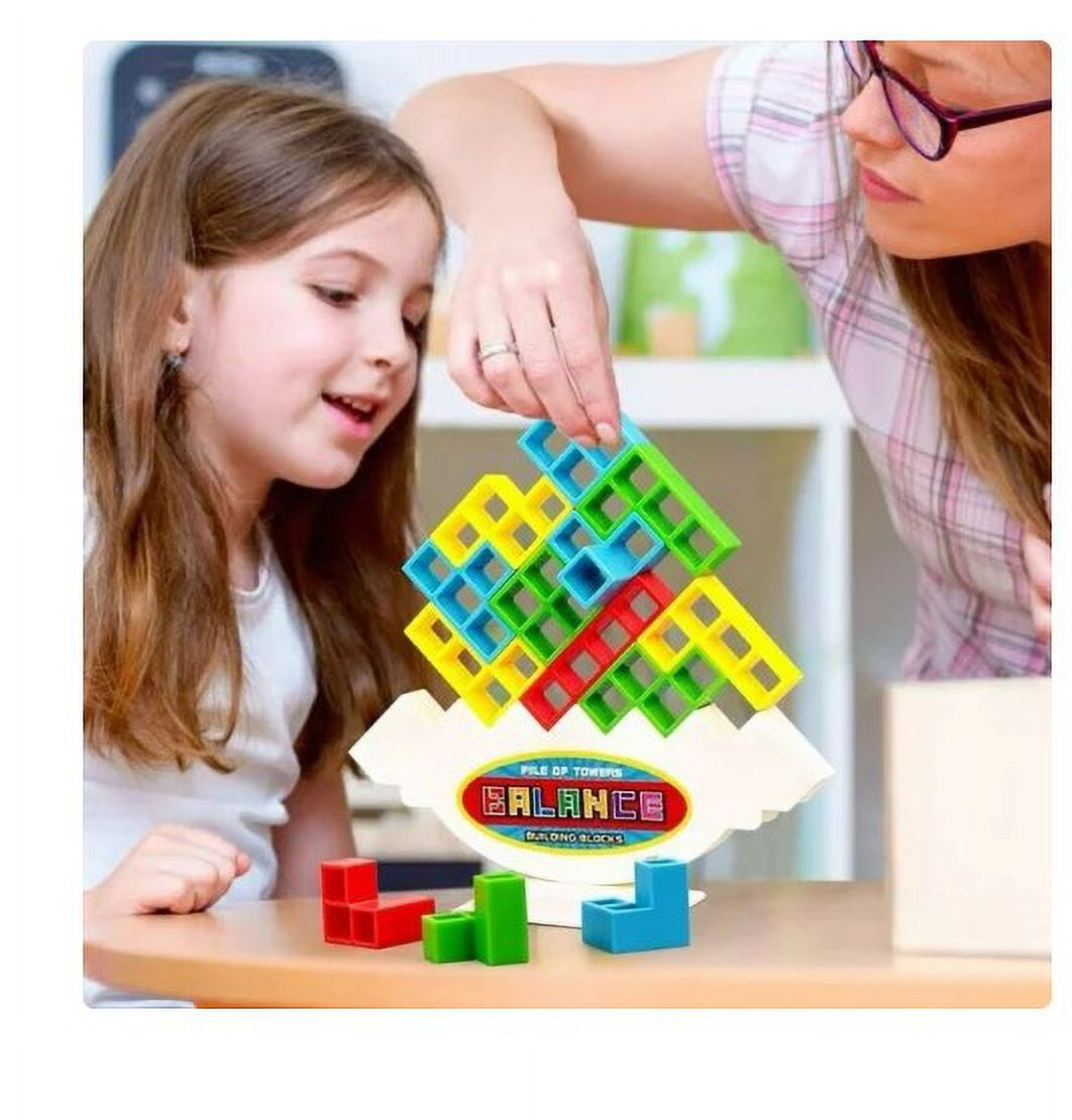 Tetra Tower Game Stacking Blocks Stack Building Blocks Balance Puzzle Board  Assembly Bricks Educational Toys For Children – the best products in the  Joom Geek online store