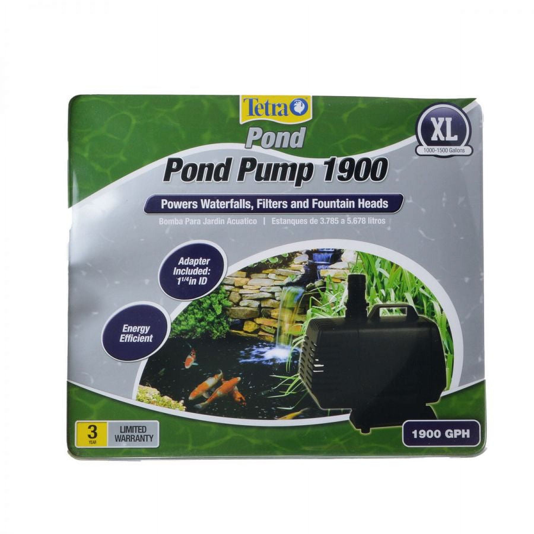 Tetra 1900 gph pond clearance pump