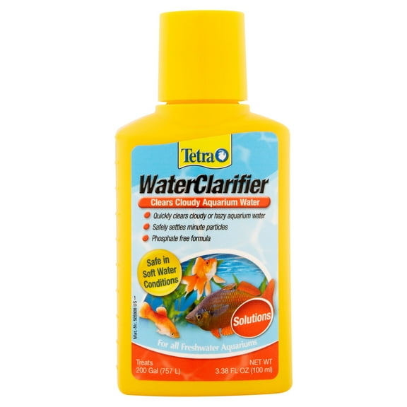 Tetra Waterclarifier Aquarium Water Treatment, Clears Cloudy Aquarium Water, 3.38 oz.