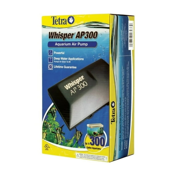Tetra Whisper AP300 Aquarium Air Pump, for Deep Water Applications