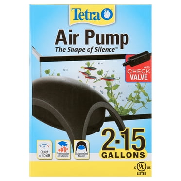 Tetra Whisper Air Pump 2 to 15 Gallons, for Aquariums, Quiet, Powerful Airflow