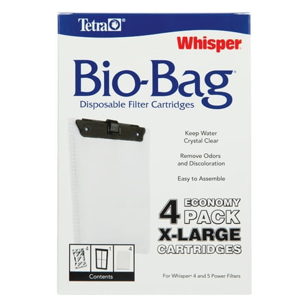 Whisper Bio-Bag Cartridge, Unassembled XL, 4 pk