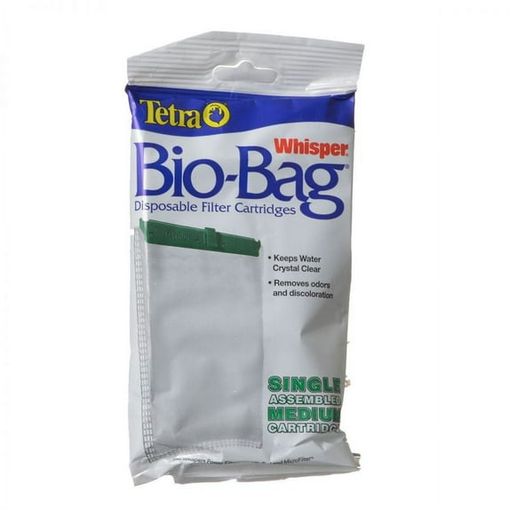 Tetra Whisper Bio-Bag Disposable Filter Cartridge for Aquariums, Medium, 1 Count