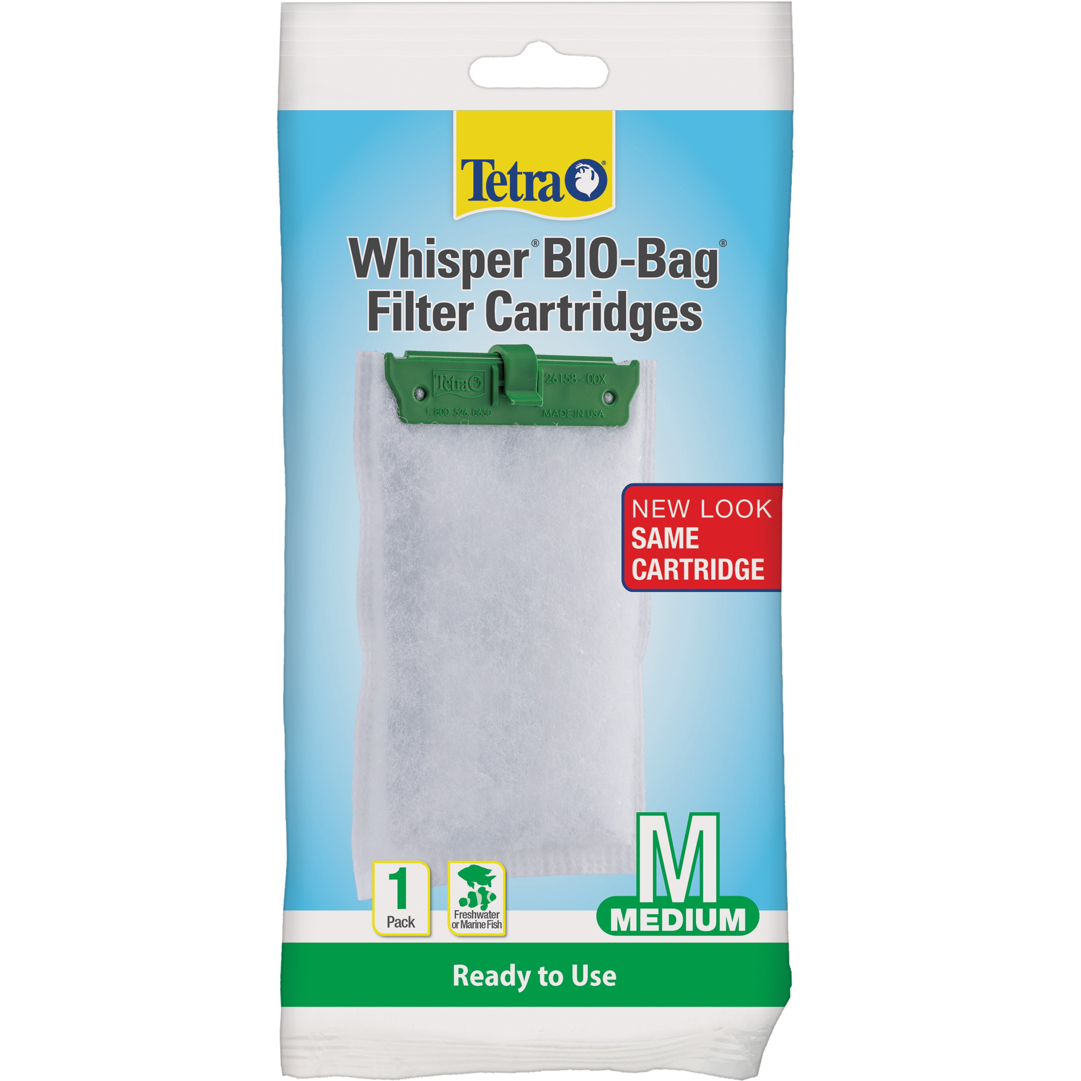 Tetra Whisper BioBag Disposable Filter Cartridge for Aquariums, Medium