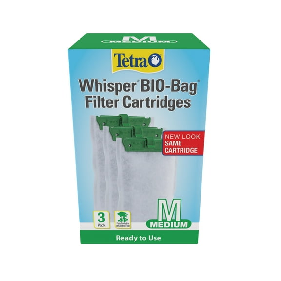 Tetra Whisper Bio-Bag Disposable Filter Cartridges for Aquariums, Medium, 3 Count