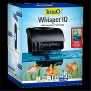 Tetra Whisper IQ Power Filter for Aquariums up to 45 Gallons, 215 GPH, with Stay Clean Technology