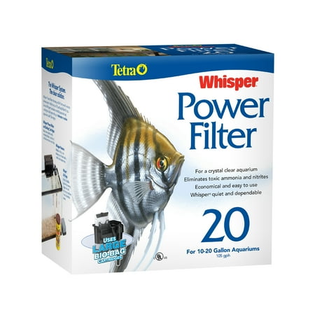 Tetra Whisper Power Filter for Aquariums 3 Filters in 1, up to 20 Gallons