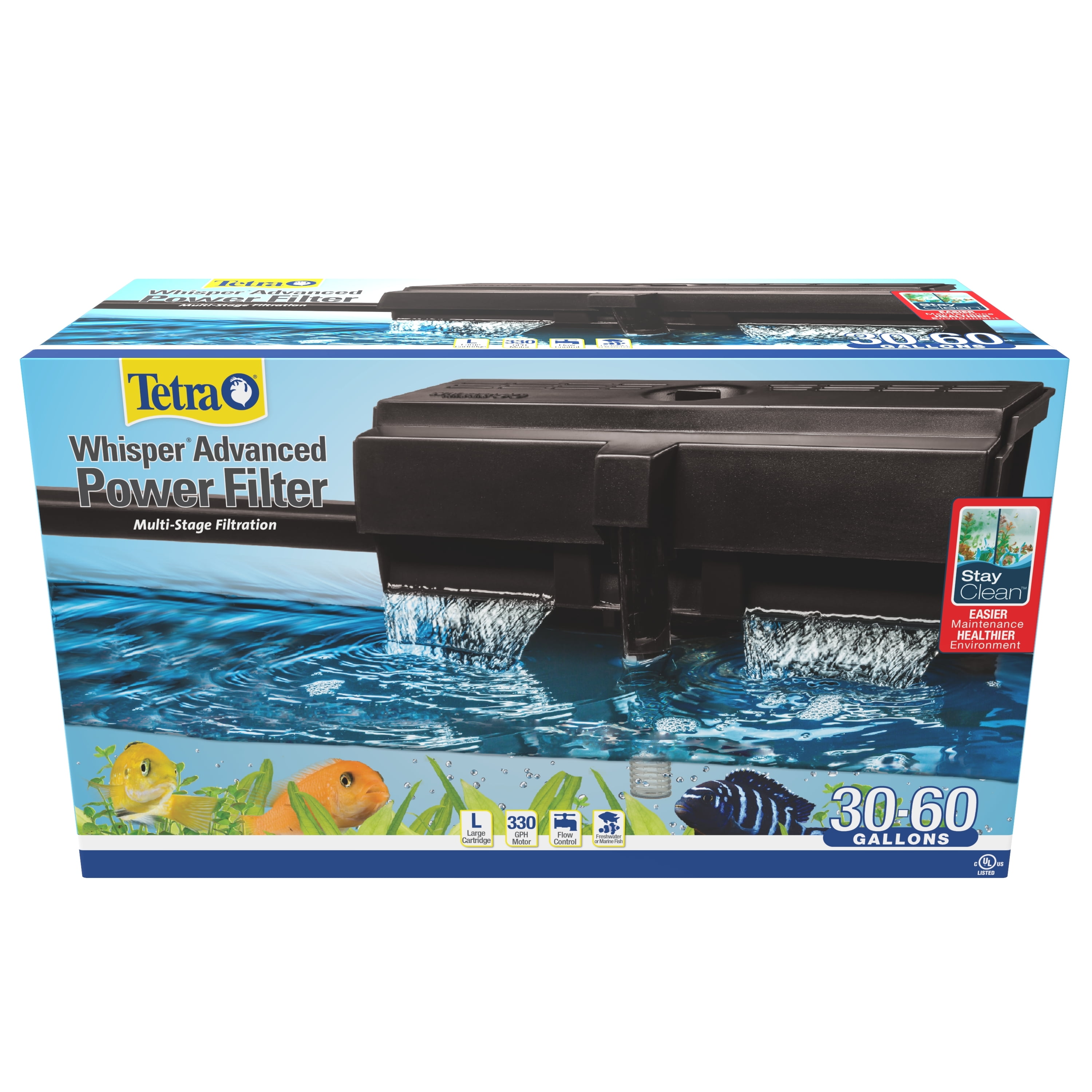 Tetra Whisper Power Filter for Aquariums, 30-60 Gallon
