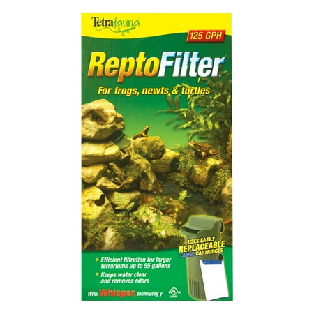 Tetra tetrafauna repto Filter 50 G, Terrarium Filtration for Frogs, Newts and Turtles, Keeps Water Clear