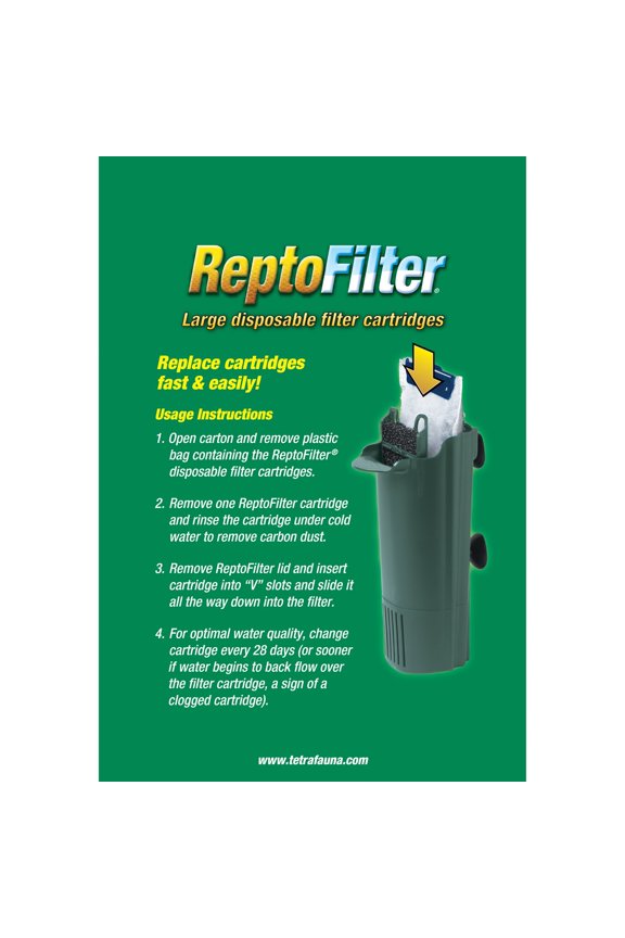 Tetrafauna ReptoFilter Filter Cartridges 3 count (large)