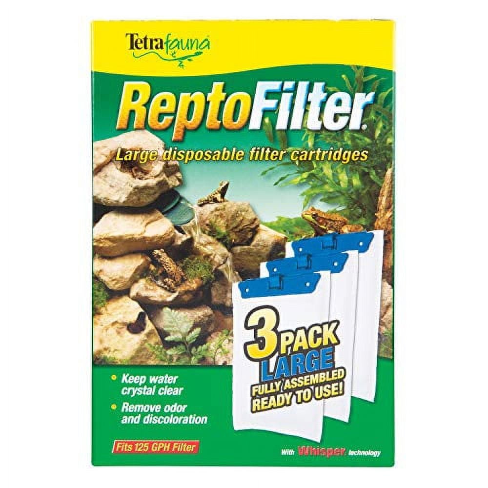 Large Disposable Reptile Filter Cartridges 3-Pack