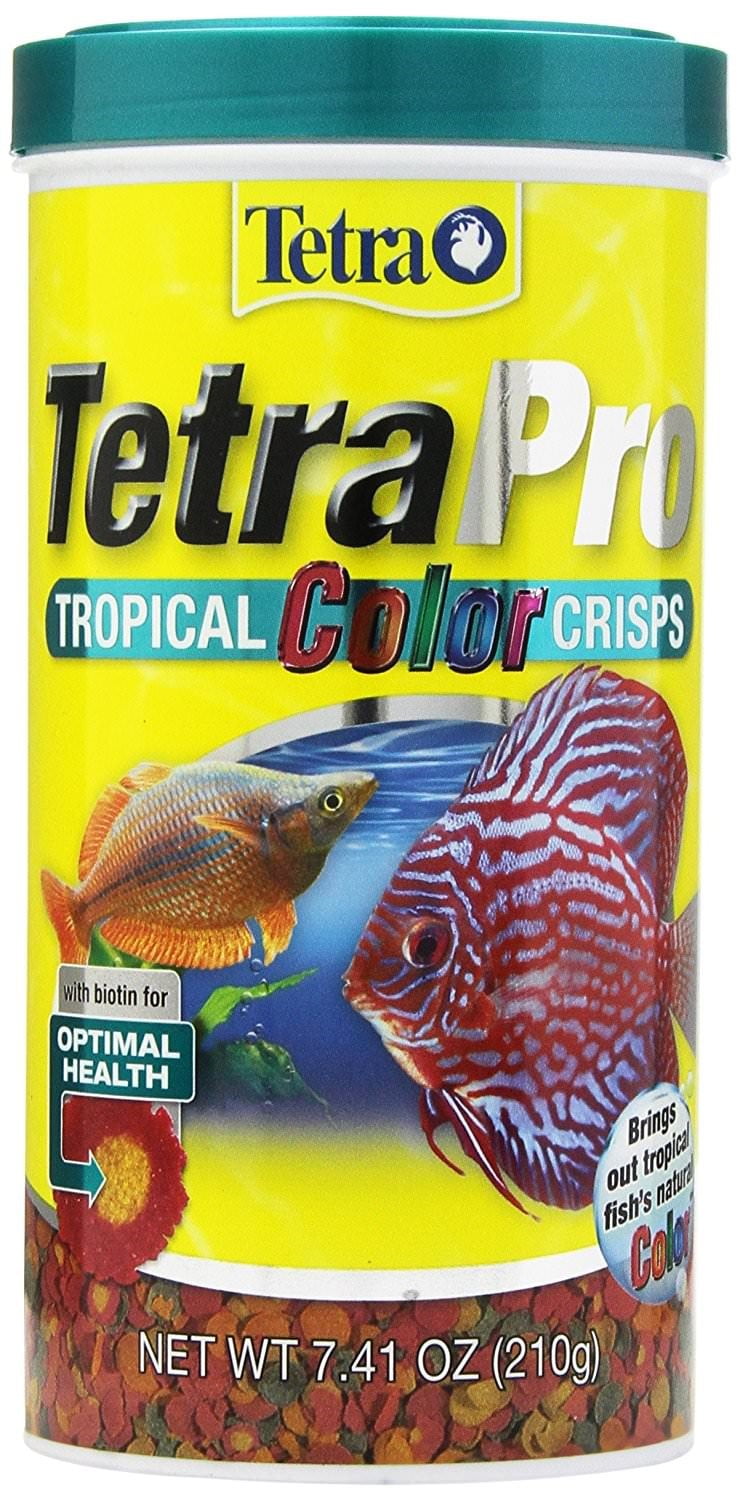 Tetra TetraPro Tropical Color Crisps Tropical Fish Food, 2.65 oz