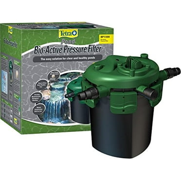 TetraPond Bio-Active Pressure Filter, For Ponds Up to 1500 Gallons