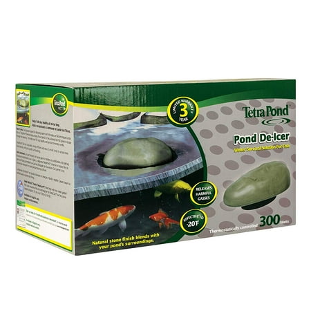TetraPond De-Icer, Thermostatically Controlled Winter Survival Solution for Fish, UL Listed