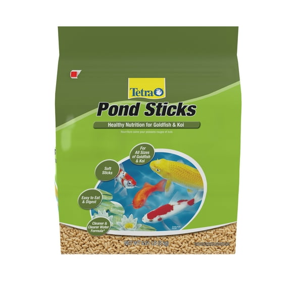 TetraPond Pond Sticks Pond Fish Food for Goldfish and Koi, 6.61 lb