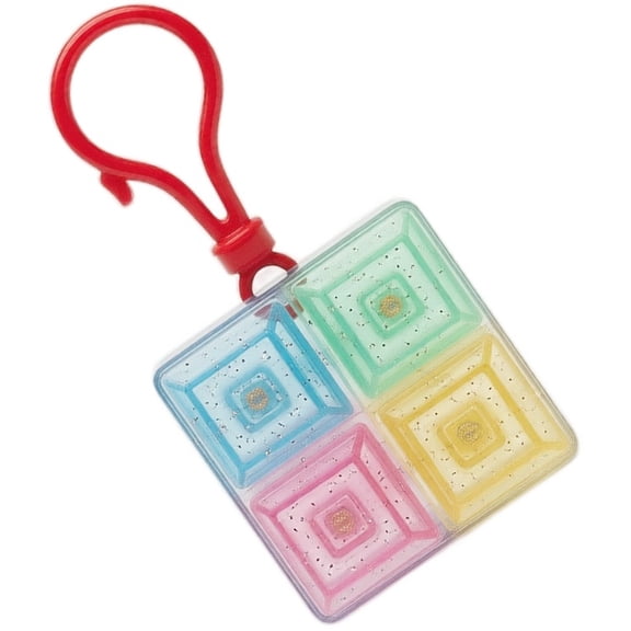 Tetris Patterned Button Clicker Fidget Toys for Adults Tactile Mechanical Switch Profile Office Desk Accessory Rebound Pressure Relief Tool 1 Pack