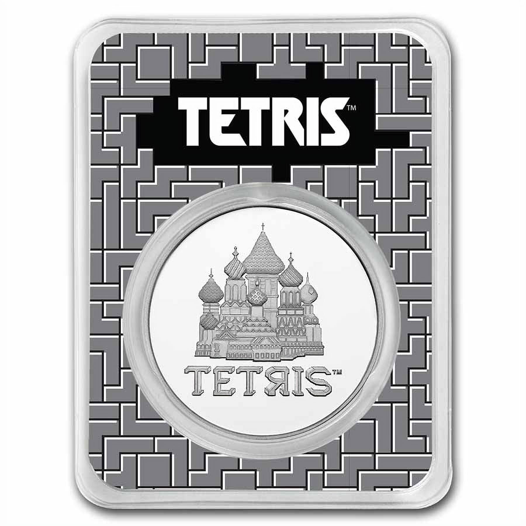 Tetris St. Basil's Cathedral 2021 1 oz $2 NZD Niue Silver