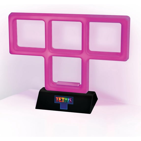 Tetris Tetrimino Purple T Light. Great Retro Gaming Gift. Removable Stand USB Powered. Wall Mountable.