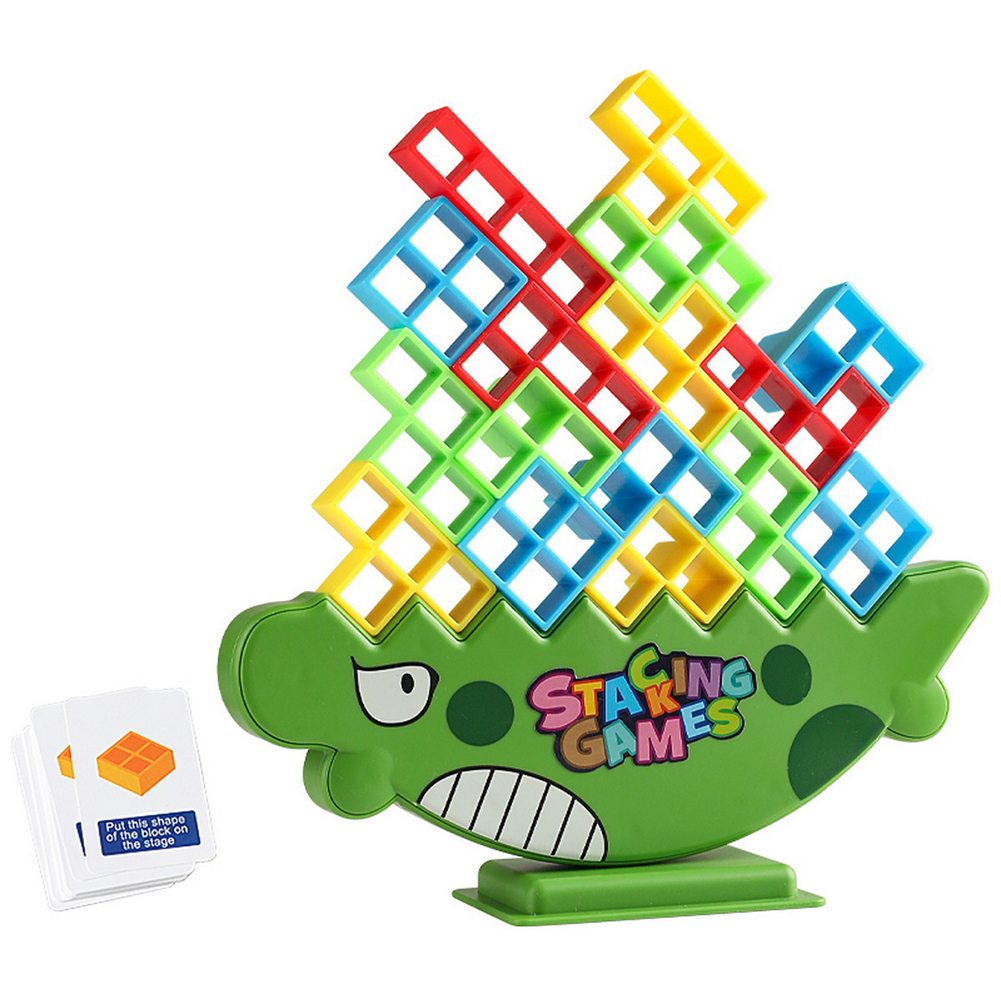 Tetris Tower Balance Stacking Toy, Dinosaur Stacking High Balance Game