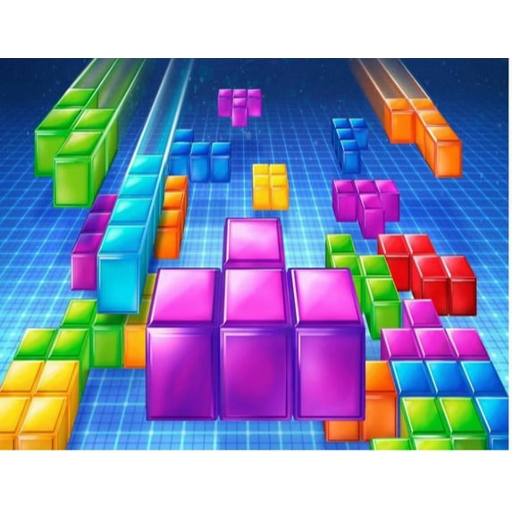 Tetris Ultimate Edible Cake Topper Image ABPID00058
