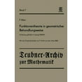 thumbnail image 1 of Teubner-Archiv Zur Mathematik Funktionentheorie in Geometrischer Behandlungsweise: Vorlesung, Gehalten in Leipzig 1880/81, (Paperback), 1 of 1