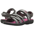 thumbnail image 1 of Teva  Girl's Toddler Tirra Silver / Magenta Ankle-High Canvas Sandal - 8 (Toddler), 1 of 4