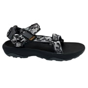Teva Hurricane Boys Girls Sport Sandals Size 12 Black Gray Adjustable Straps
