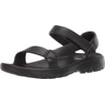 thumbnail image 1 of Teva Hurricane Drift Men's Sling Back Lightweight EVA Sandal in Black Size 10, 1 of 6