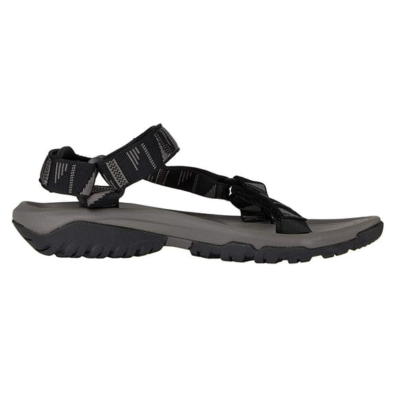 Teva Hurricane XLT2 Men's Elevated Sole Strappy Sandal in Black Grey Size 10