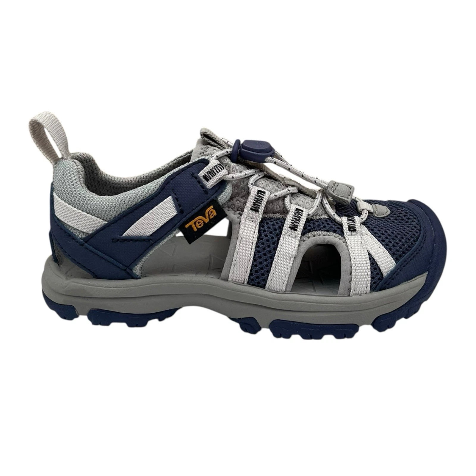 Teva Manatee Boys Girls Sport Sandals Size 11 Gray Navy Blue  display picture 3