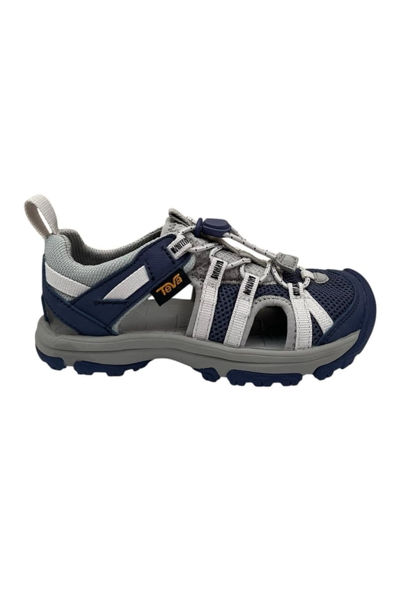 Manatee Boys Girls Sport Sandals Size 11 Gray Navy Blue Closed Toe Shoes