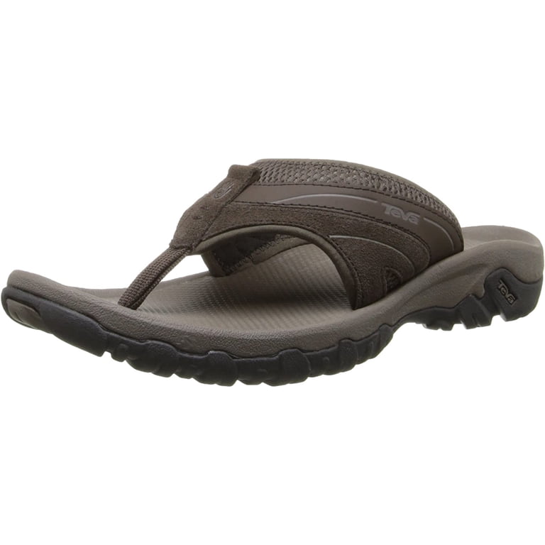 Teva Men’s Pajaro Flip Flops , Turkish Coffee in color, size 14m, Teva Men main image 2