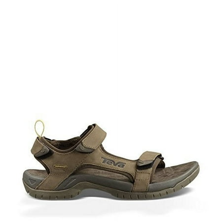 Teva Men's Tanza Leather Sandal, Walnut, 9.5 US