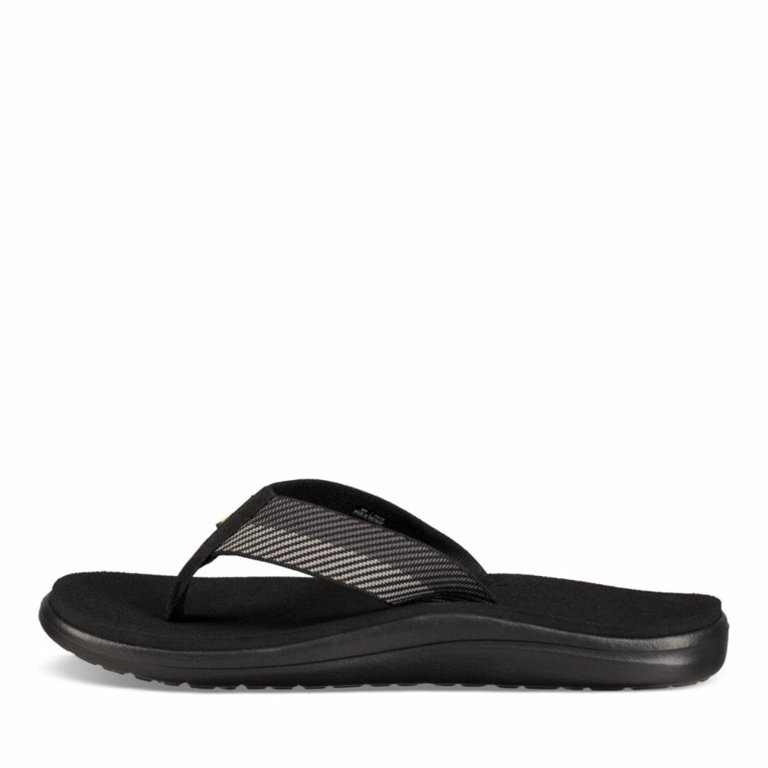 Teva Men\'s Black and Gray Flip-Flops Teva Men main image 3